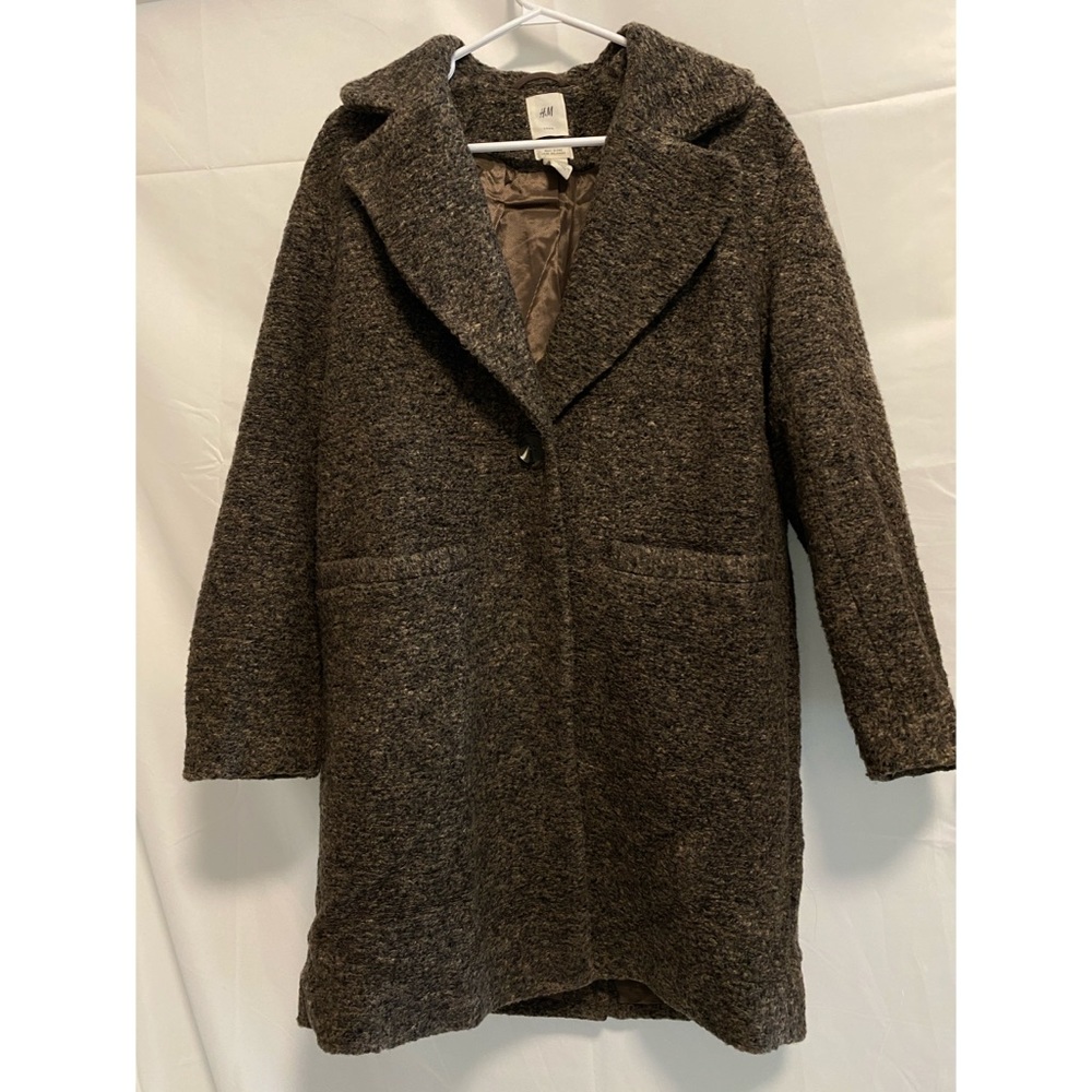 Wool blend coat